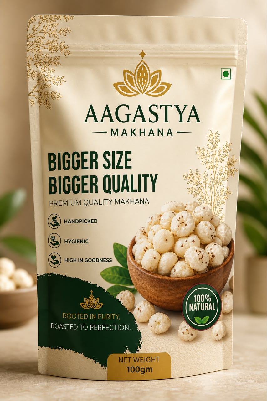 AAGASTYA PREMIUM RAW MAKHANA (FOX NUTS)